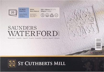 St. Cuthberts Mill Saunders Waterford Watercolor Paper Block10x7