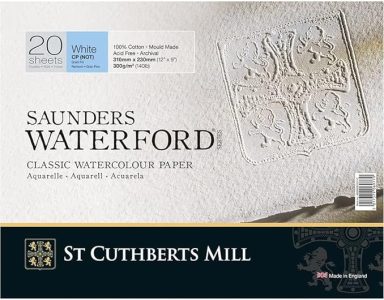 St. Cuthberts Mill Saunders Waterford Watercolor Paper Block12x9